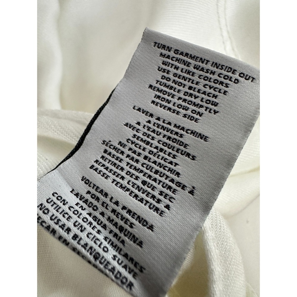 OAT New York White Wide Leg Lyocell Tie Waist Pant Size 10 NWOT Beach Resortwear - Picture 10 of 16